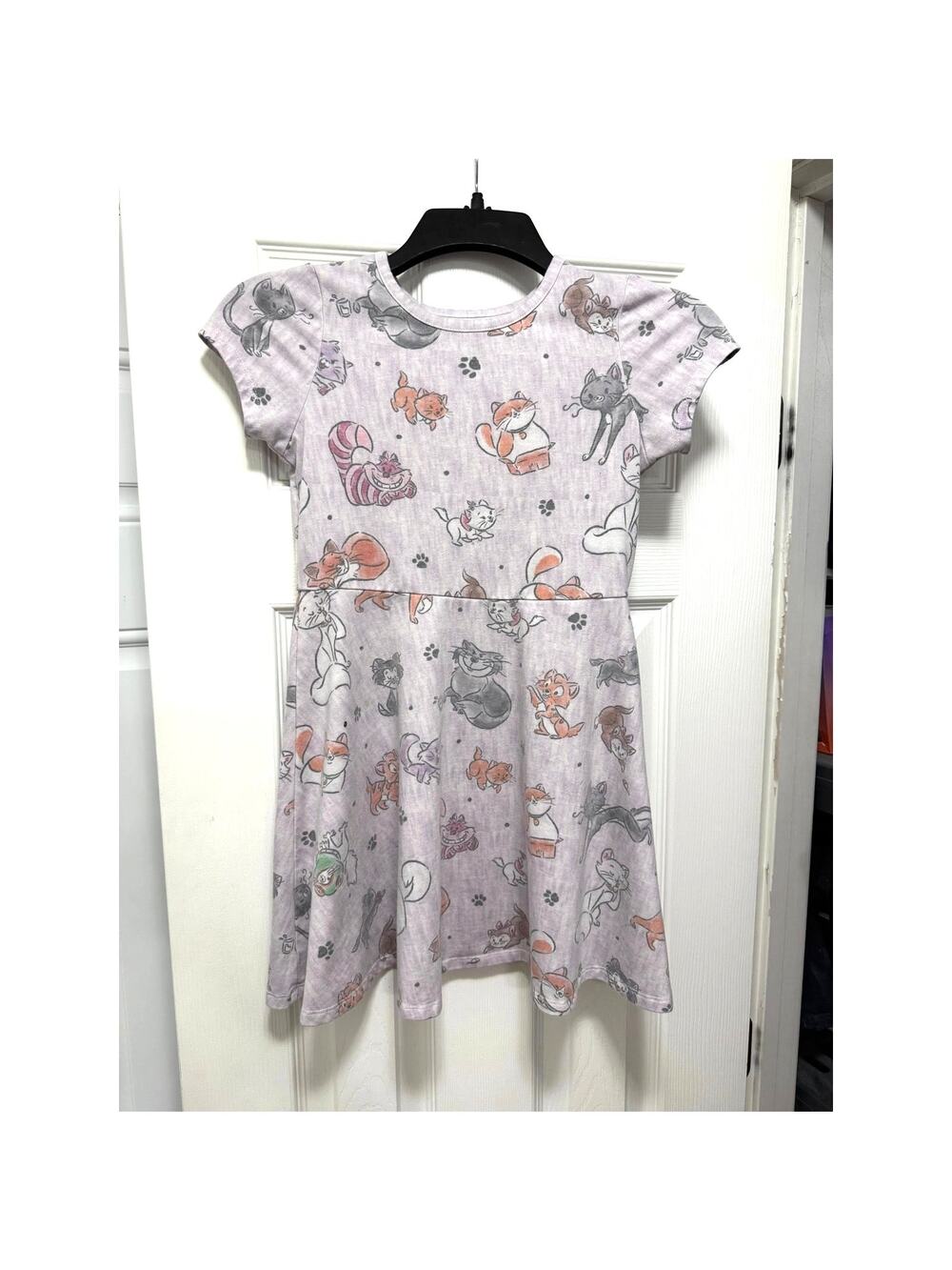Girls Size M Disney Parks Movie Cats Purple Skater Dress Arisocats Marie 2023